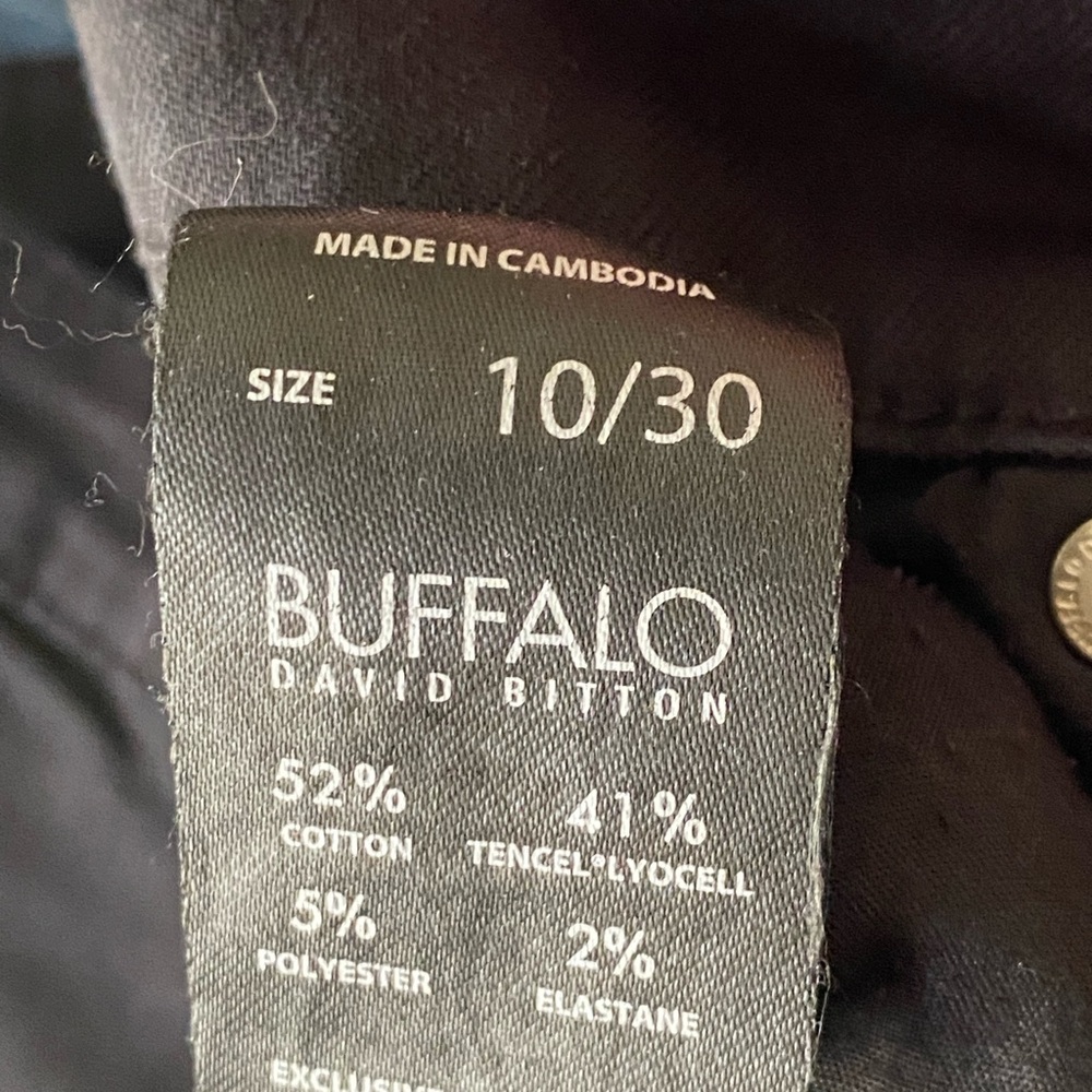 Buffalo David Bitton Hanna High Rise Soft Stretch Black Skinny Jeans. Size 10/30 - Picture 8 of 8